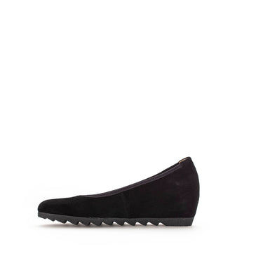 Ballerines noires en velours