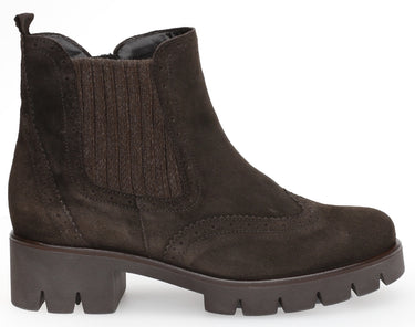 Bottines Western marron velours