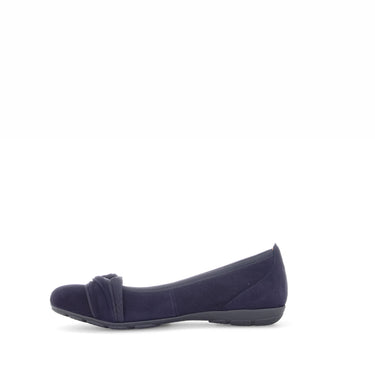 Ballerine marine en suede