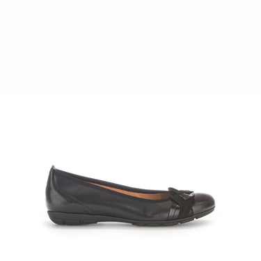 Ballerine noir en plain leather