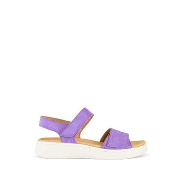 Sandales violettes en velours