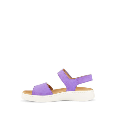 Sandales violettes en velours