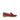 Mocassins rouge multi en nubuk/cuir