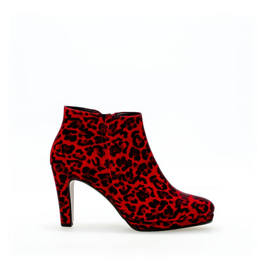 Bottines modernes rouges