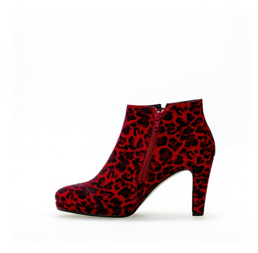 Bottines modernes rouges