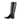 Bottes noires en cuir lisse