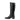 Bottes noires en cuir lisse