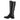 Bottes noires en combinaison cuir/textile