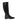 Bottes noires en cuir lisse