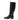 Bottes noires en cuir lisse