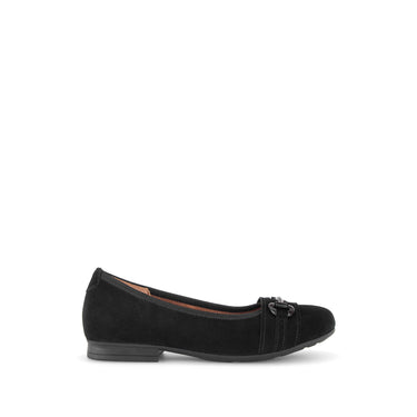 Ballerines noires en velours