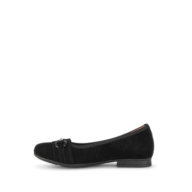 Ballerines noires en velours