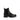 Bottines noires en cuir lisse