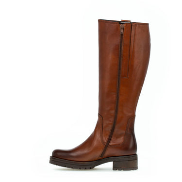 Bottes sattels en cuir lisse