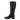 Bottes noires en cuir lisse