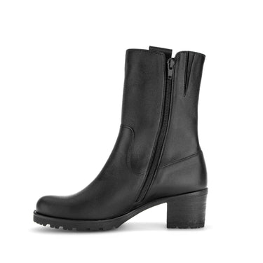 Bottines noires en cuir