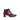 Bottines rouges en cuir lisse