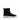 Bottines noires en cuir velours