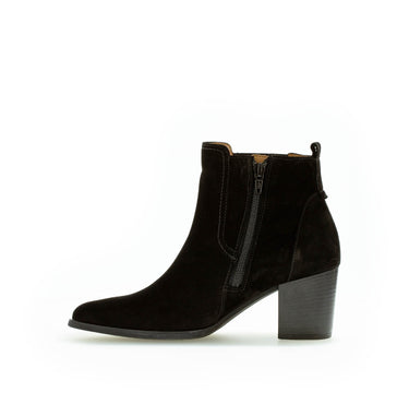 Bottines noires en nubuck