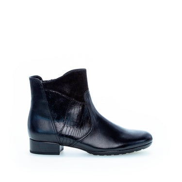 Bottines noires en cuir