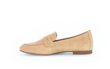 Mocassins caramel en cuir