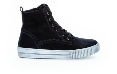 Baskets montantes noires en nubuck