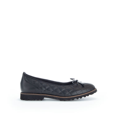 Ballerines noires en cuir