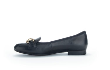 Ballerines noires en cuir