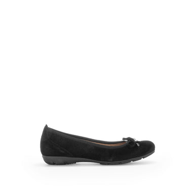 Ballerines noires en cuir