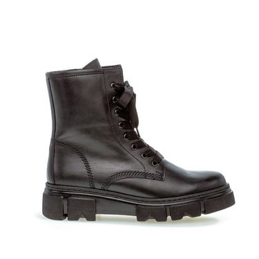 Bottines noires en cuir