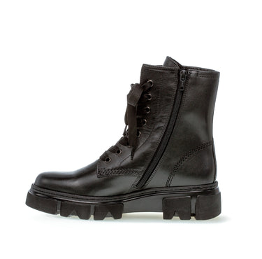 Bottines noires en cuir