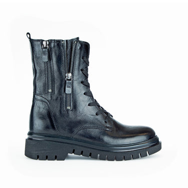 Bottines noires en cuir