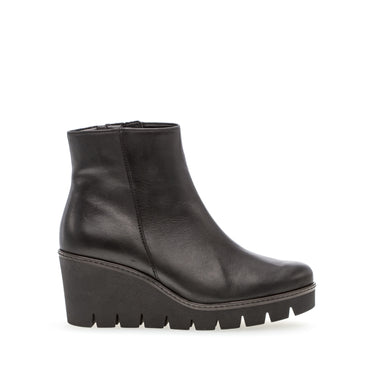 Bottines noires en cuir