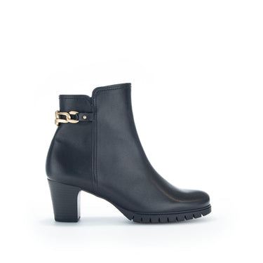 Bottines noires en cuir