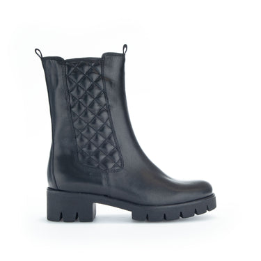 Bottines noires en cuir