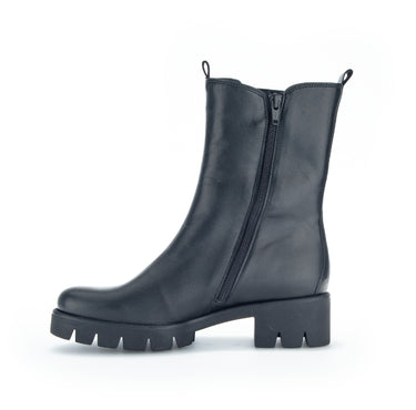 Bottines noires en cuir