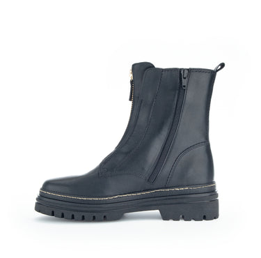 Bottines noires en cuir