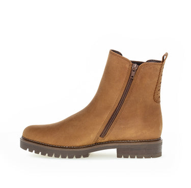 Chelsea Boots cognac en cuir gras