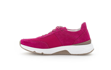 Sneakers fuchsia en textile