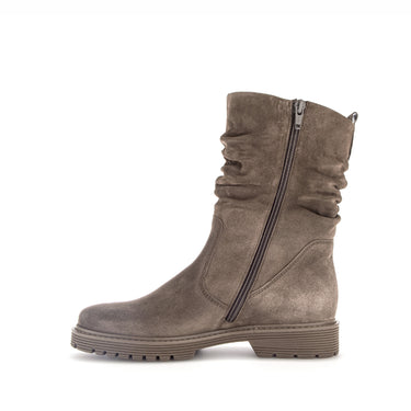 Bottines Mid taupe en velours