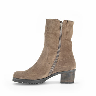 Bottines Mid taupe en velours