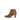 Bottines cognac en cuir lisse