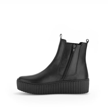 Chelsea Boots noires en cuir lisse