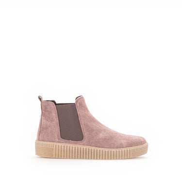 Chelsea Boots rose en velours