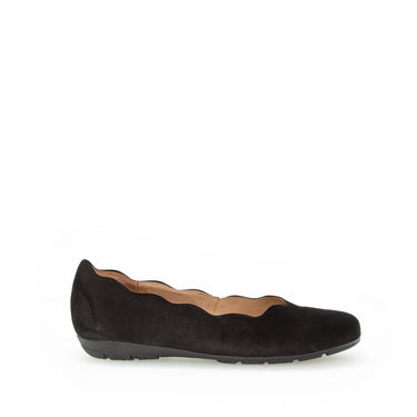 Ballerines noires en velours