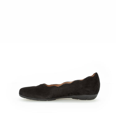 Ballerines noires en velours