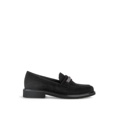 Mocassins noirs en velours