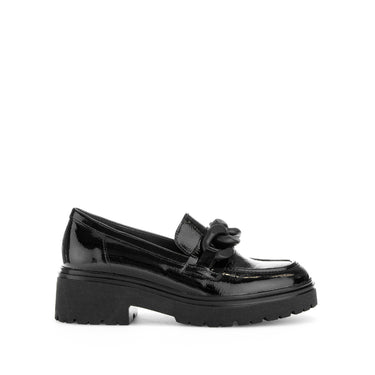 Mocassins noirs vernis