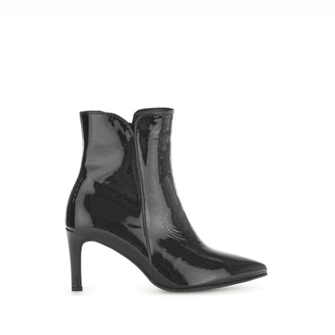 Bottines noires vernies