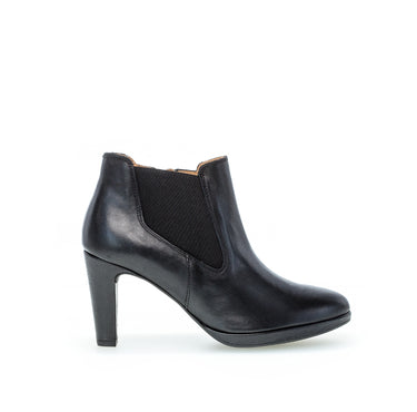 Low boots noires en cuir